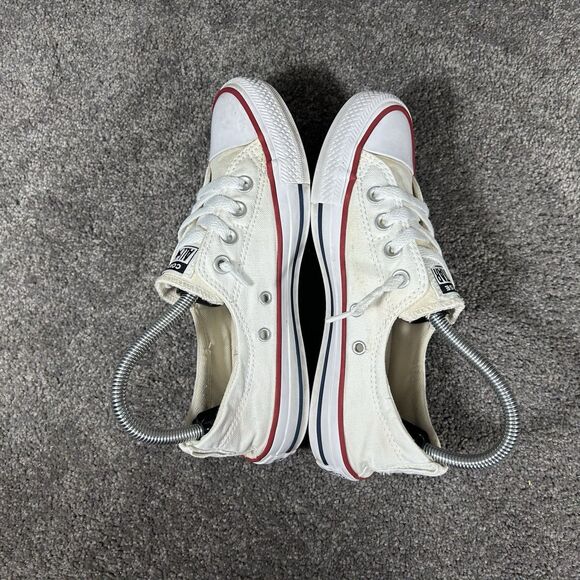 Converse Chuck Taylor All Star Shoreline 537084F Women’s Size 7 White Shoes Used - Picture 7 of 11